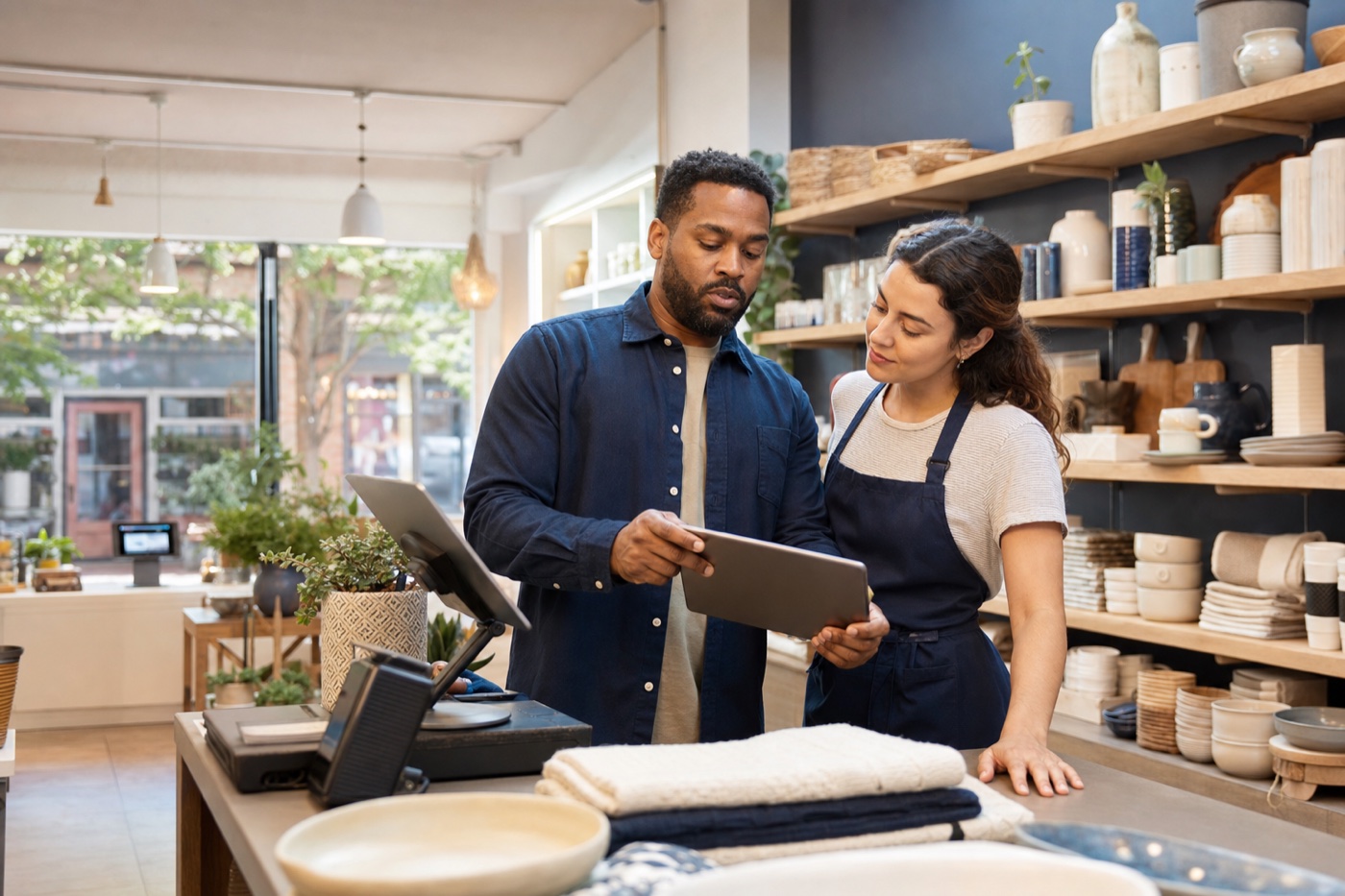 North Carolina small-business owners managing daily operations